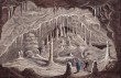 Eliina jeskyn, se kterou je prv letos spojeno kulat vro  130 let od jejho objeven, na dobovm vyobrazen podle kresby J. Wankla.