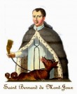 Svatý Bernard z Aosty; dobové zobrazení