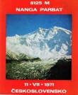 kol., 8125m Nanga Parbat, 11.VII.1971, Československo, zaujmová publikácia JAMES, Poprad 1971