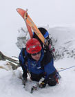 Skialpinist, Foto: Radek Lienerth